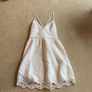 A&F white dress